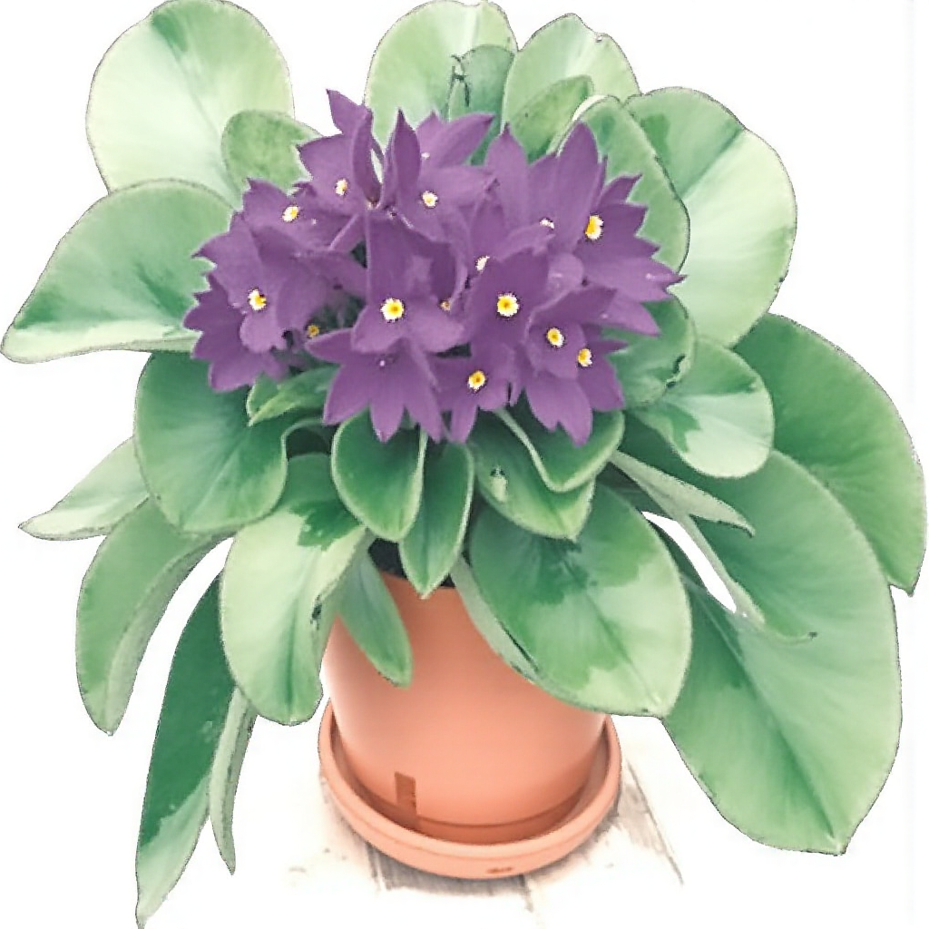 African violet (Streptocarpus ionanthus)