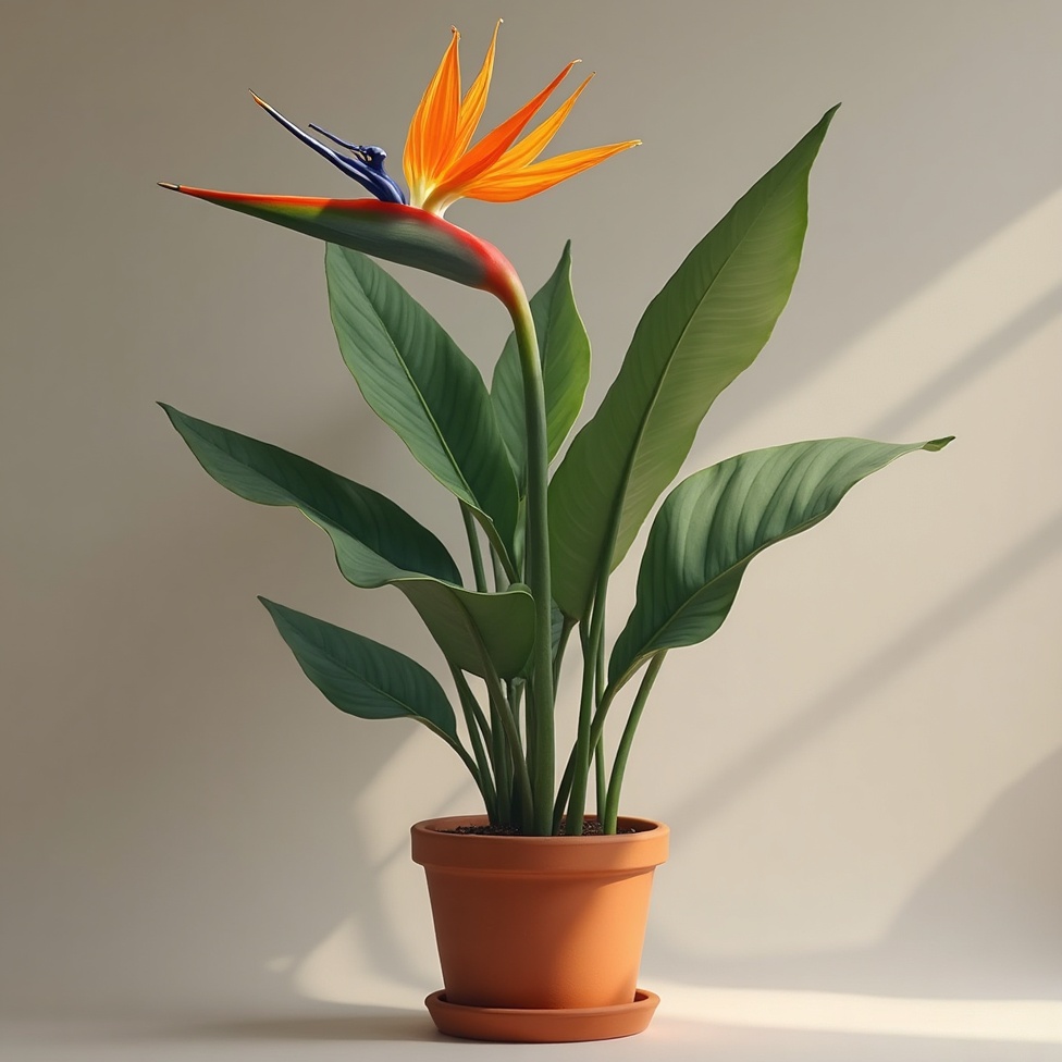 Bird of paradise (Strelitzia reginae)