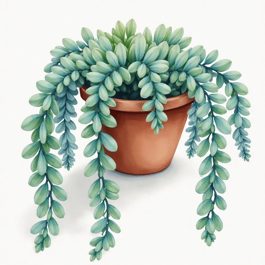 Burro's tail (Sedum morganianum)