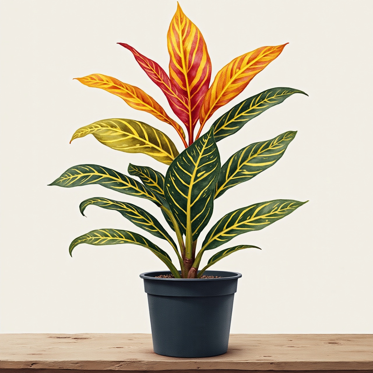Croton (Codiaeum variegatum)