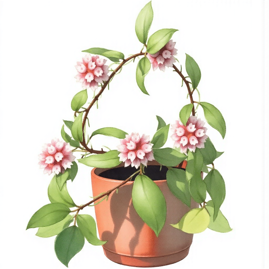 Wax plant (Hoya carnosa)