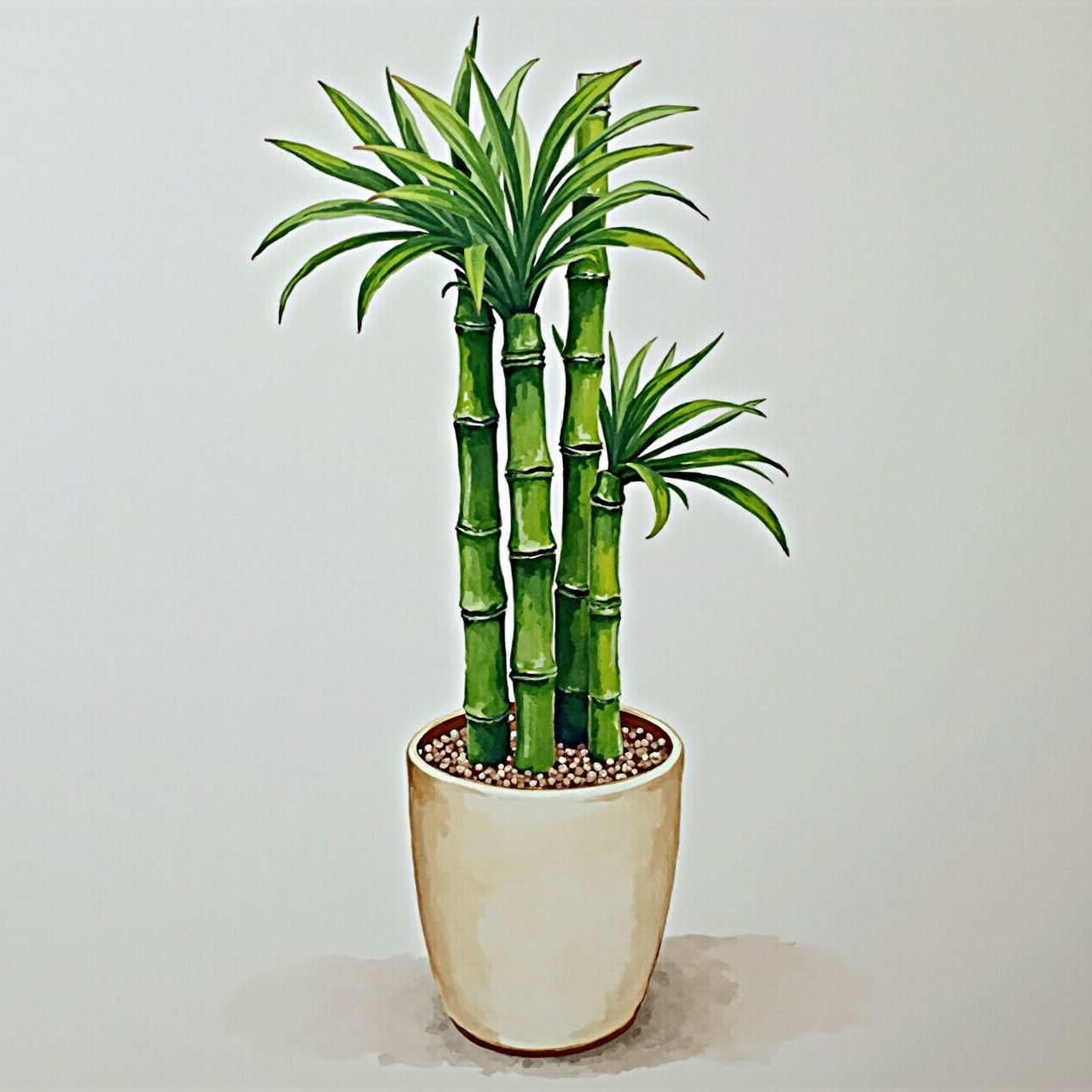 Lucky bamboo (Dracaena sanderiana)