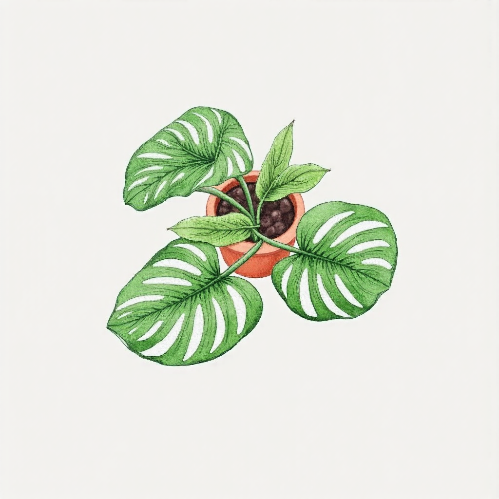 Swiss Cheese Plant (Monstera deliciosa)