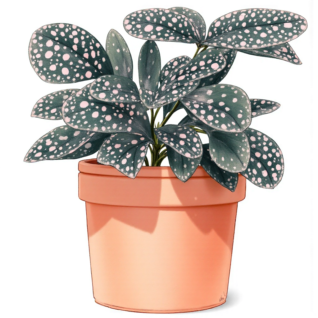 Polka dot plant (Hypoestes phyllostachya)