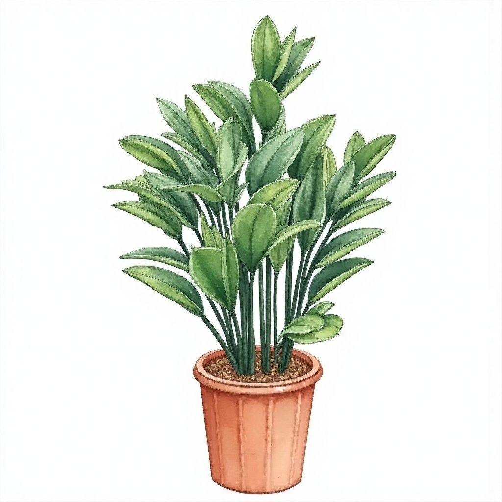 ZZ Plant (Zamioculcas zamiifolia)